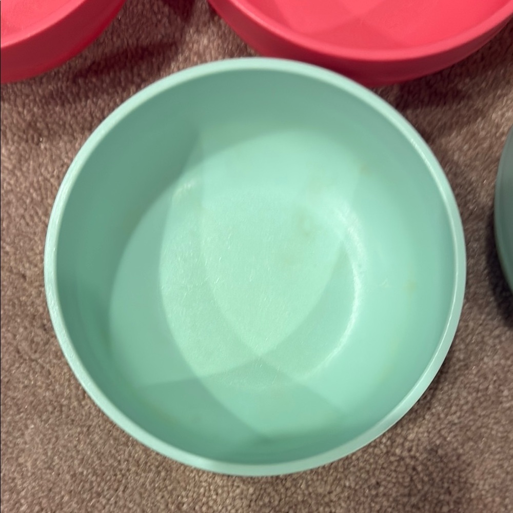 All Done Colorful Bowl Set - Pink, Orange, Blue, and red - Picture 3 of 11